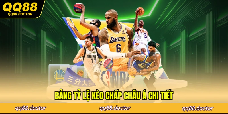 Bảng tỷ lệ kèo chấp châu Á chi tiết