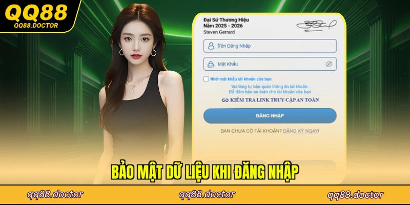 Bảo mật dữ liệu khi đăng nhập