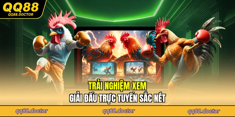Trải nghiệm xem giải đấu trực tuyến sắc nét
